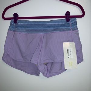 Lululemon size 4 speed short